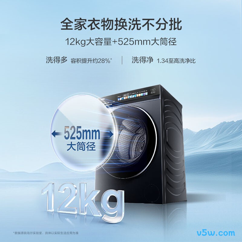 海尔BLEU583HU1洗衣机图片
