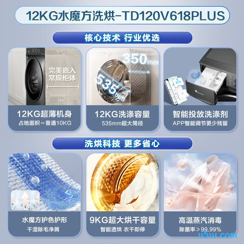 小天鹅TD120V618PLUS洗衣机图片