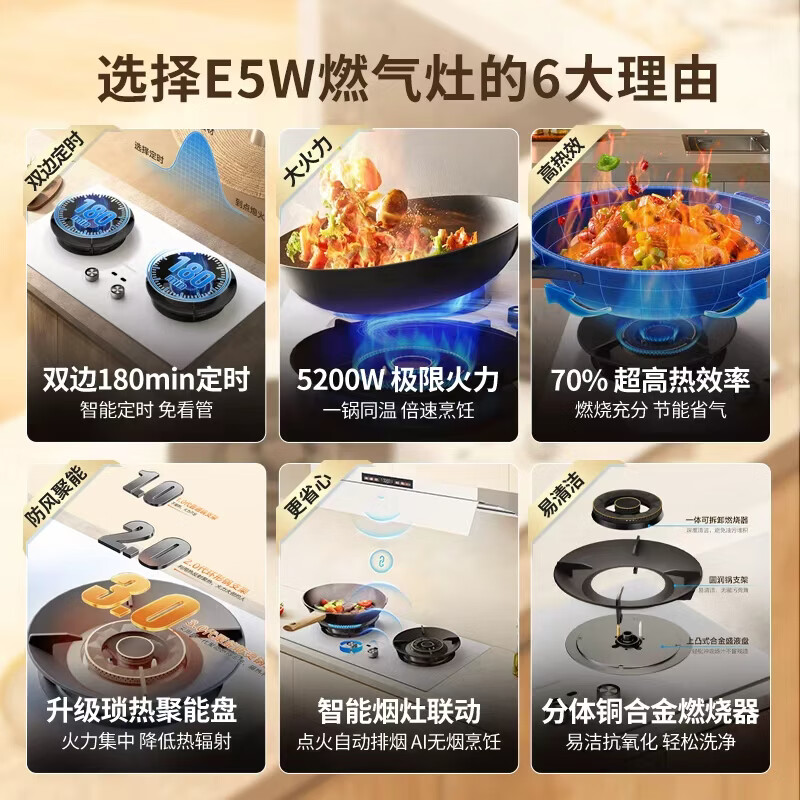 海信E5W+E5W油烟机图片