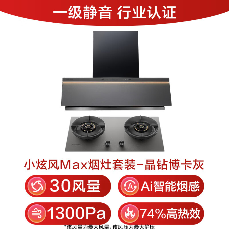 卡萨帝Y5S灰油烟机图片