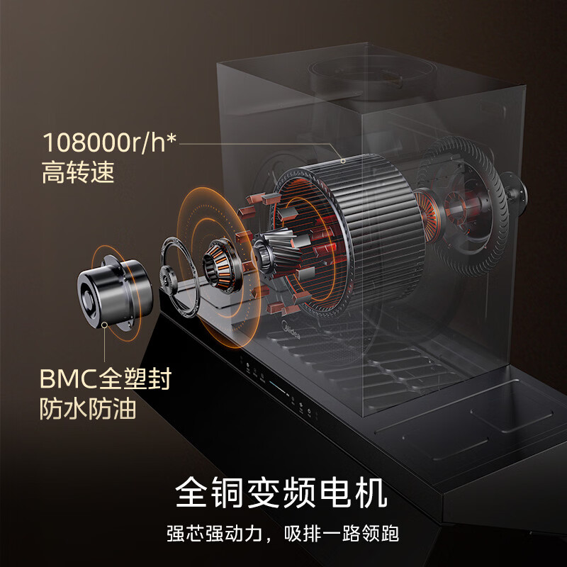美的AK10 PRO+AK11油烟机图片
