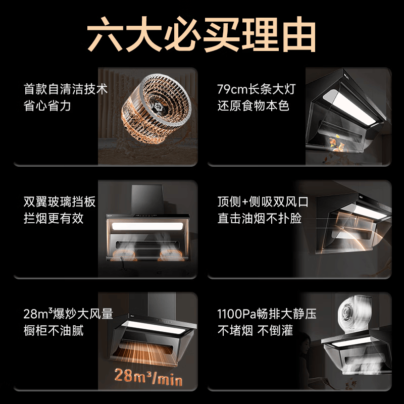 名气A579油烟机图片