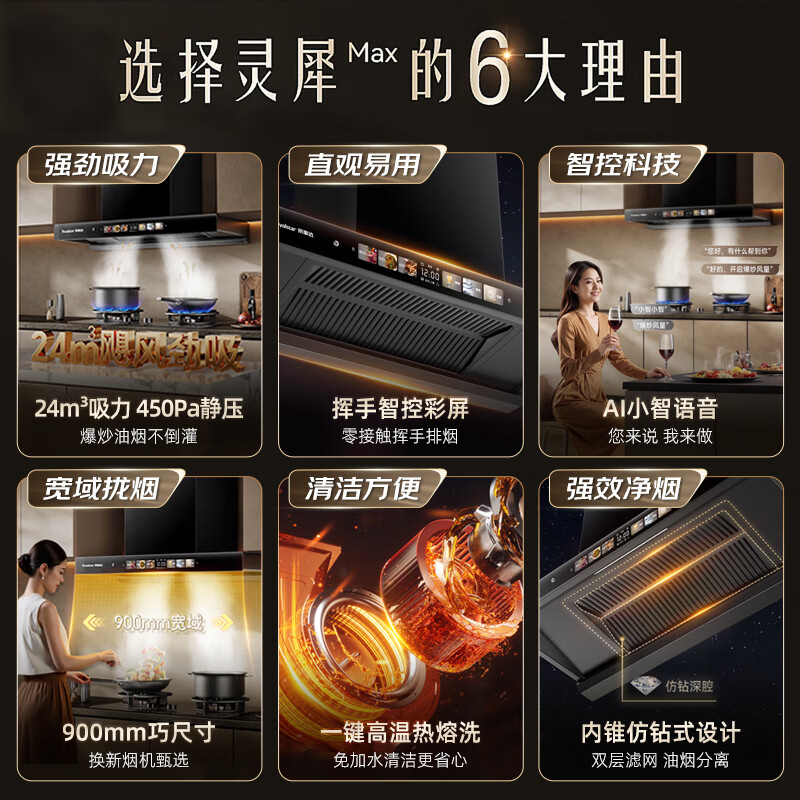 荣事达T811油烟机图片
