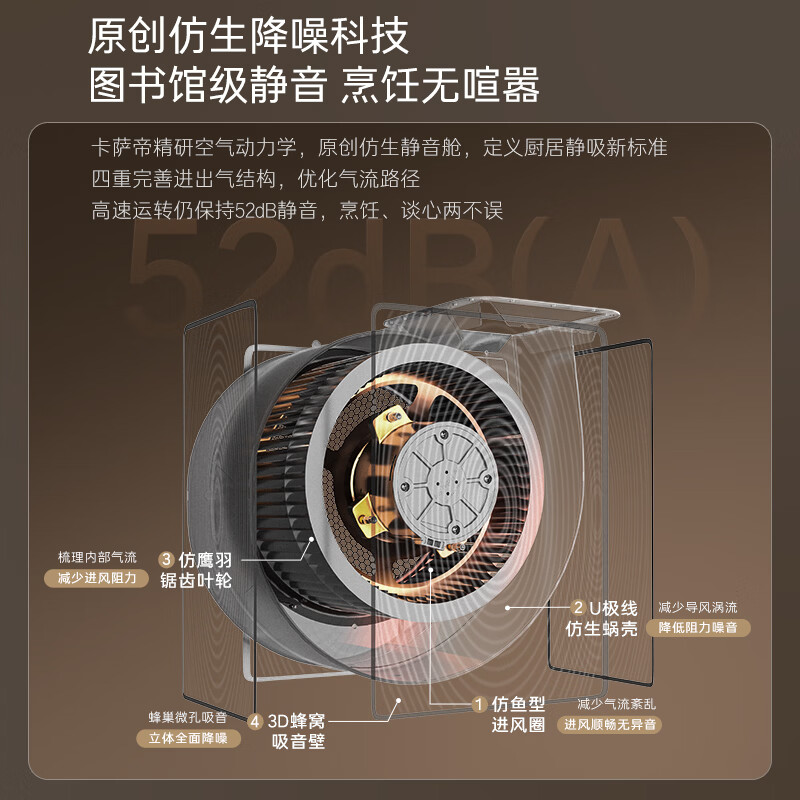 卡萨帝Q5T博卡灰油烟机图片