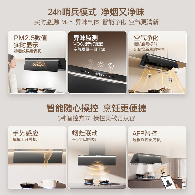 卡萨帝CXW-358-CDY5ProUD(黑)油烟机图片