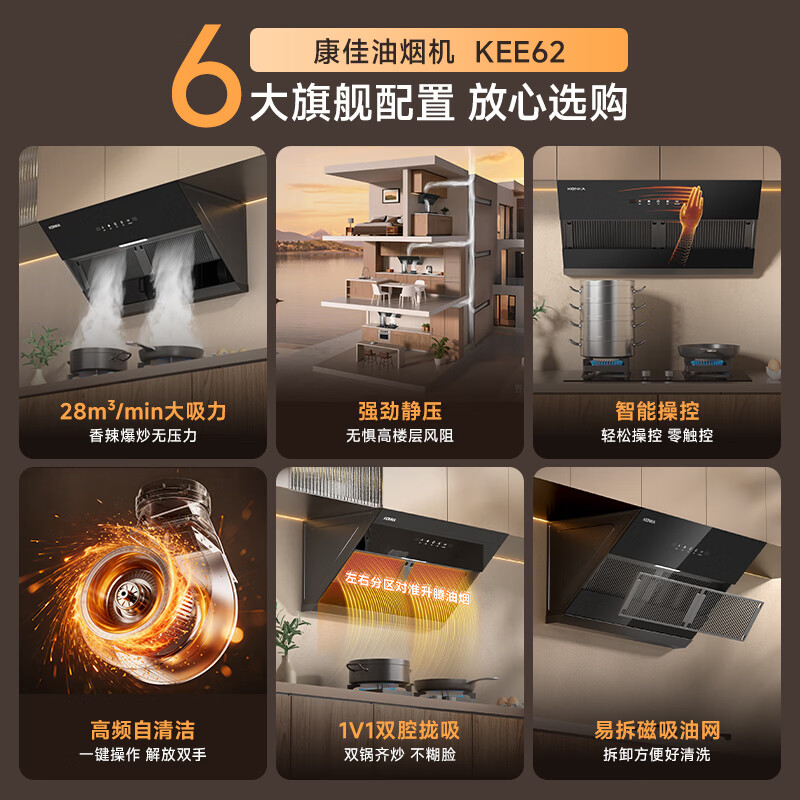 康佳CXW-330-KEE62油烟机图片