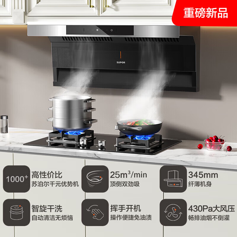 苏泊尔DL11+DS35S油烟机图片