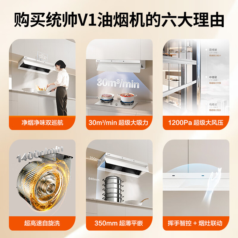 统帅V1油烟机图片