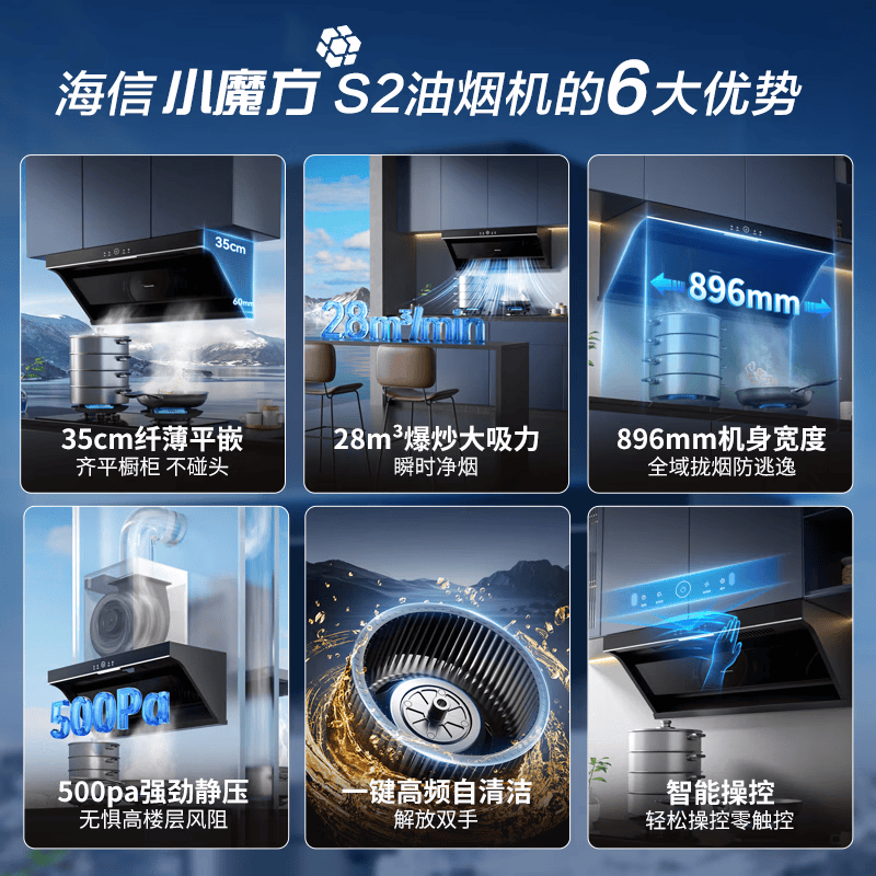 海信S2+DB33油烟机图片