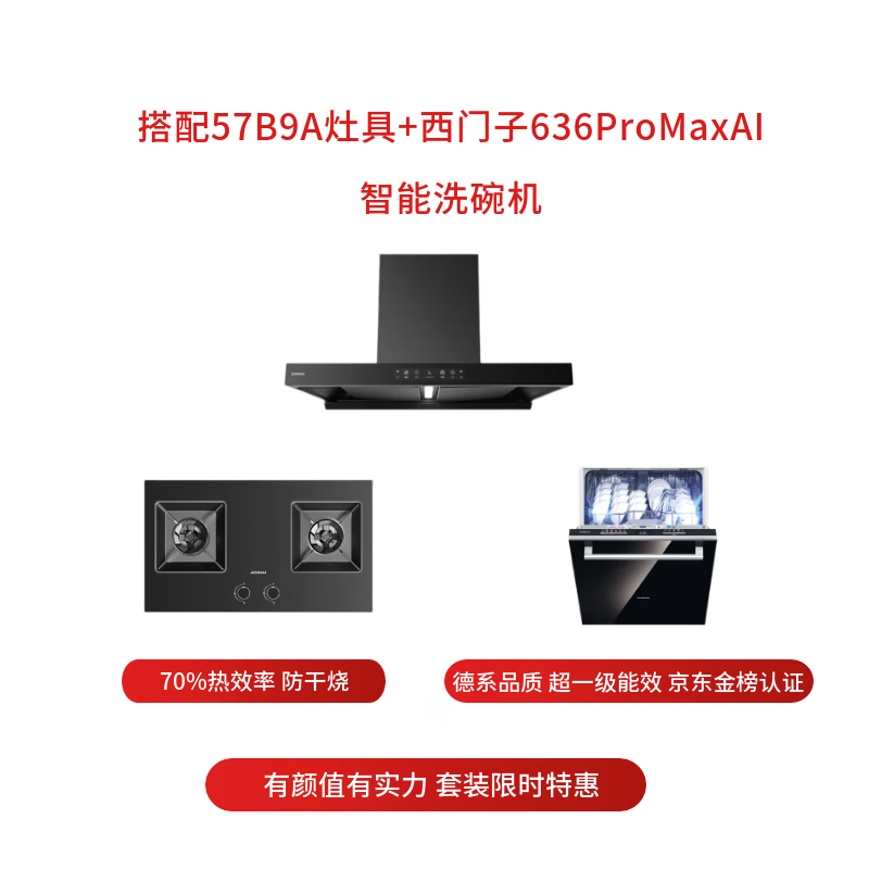 老板E1+57B9A+W60B01A油烟机图片