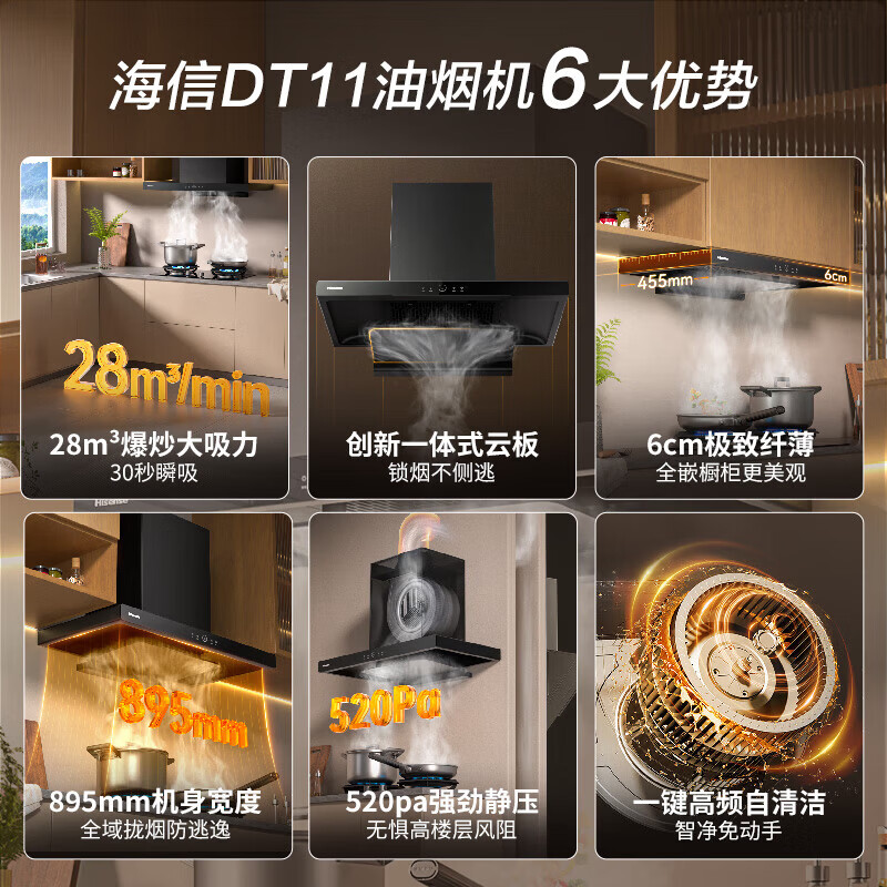 海信DT11+DB31Max油烟机图片