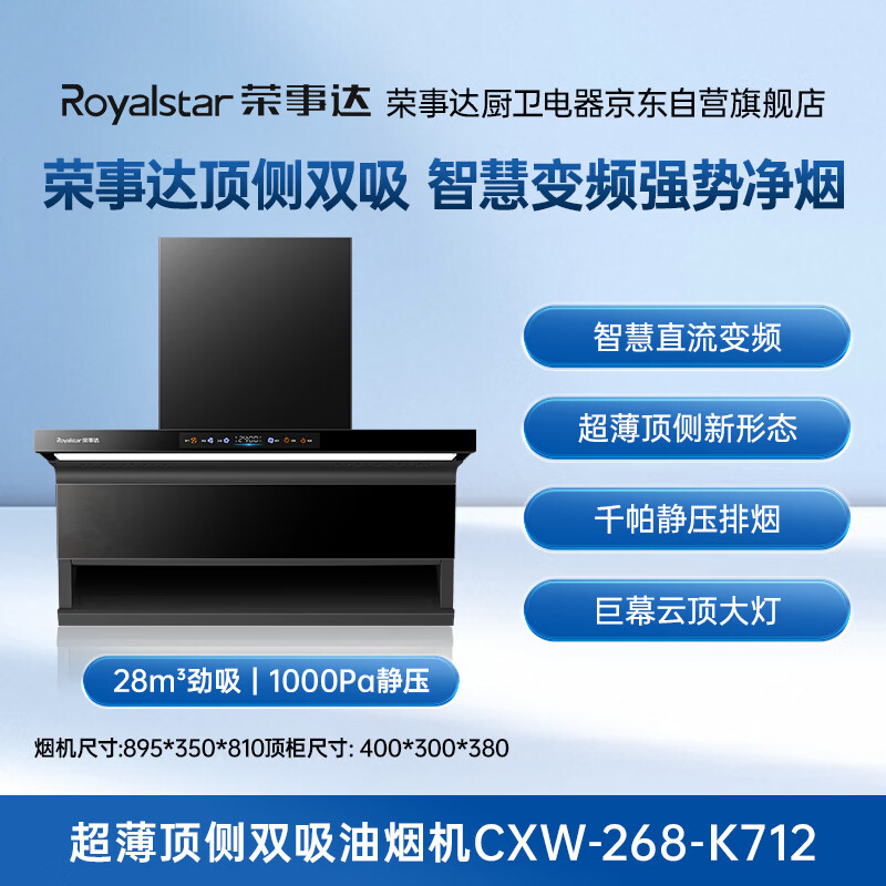 荣事达CXW-268-K712油烟机图片