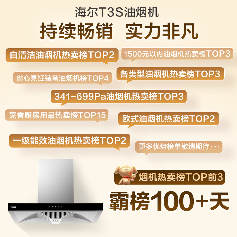 海尔T3S油烟机图片