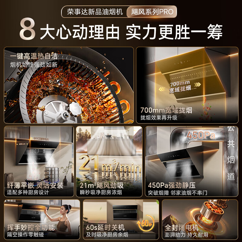 荣事达C717A+A535BFS油烟机图片