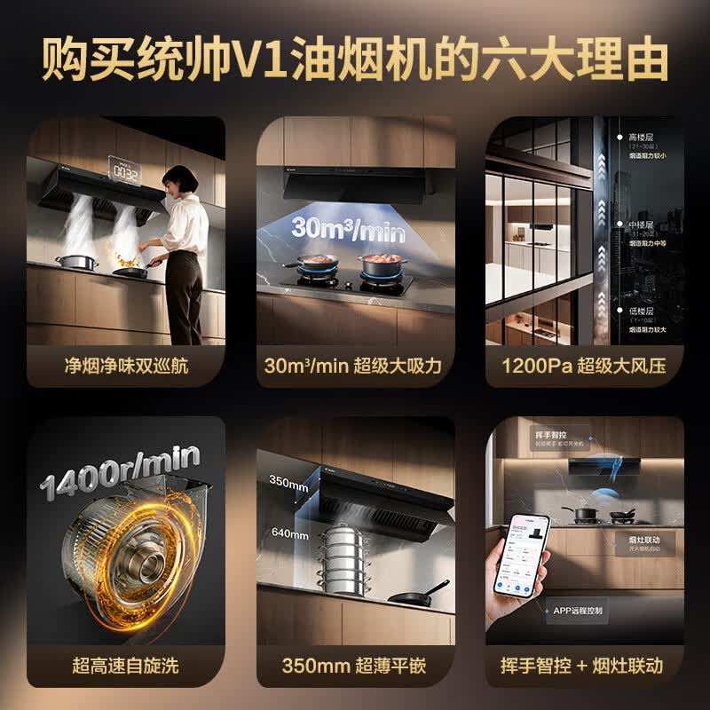 统帅V1-UD油烟机图片