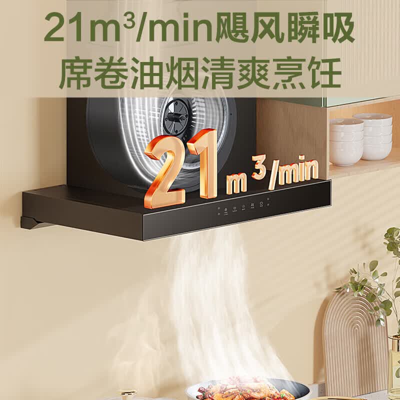 美的TN202+Q217B油烟机图片