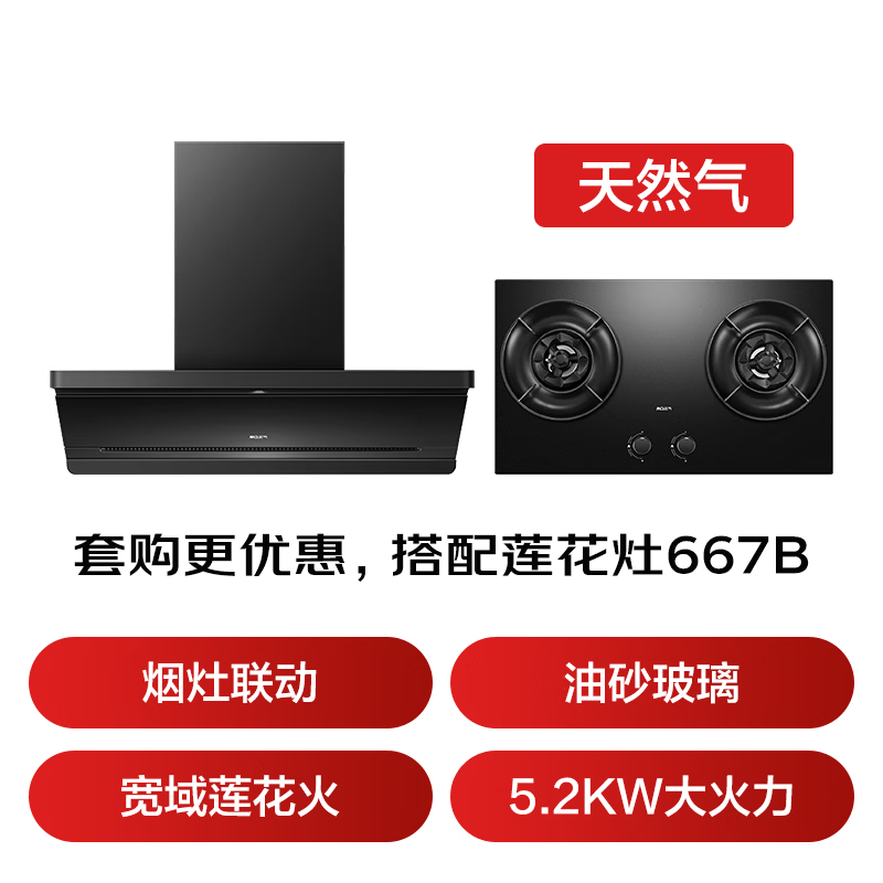 名气星河F11+667B油烟机图片