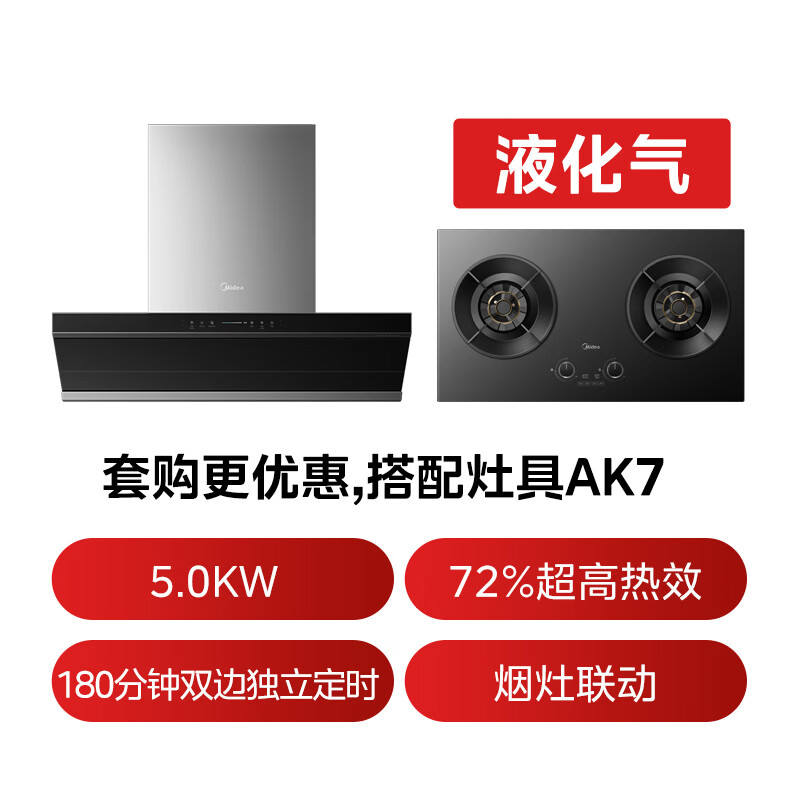 美的AK10+AK7油烟机图片