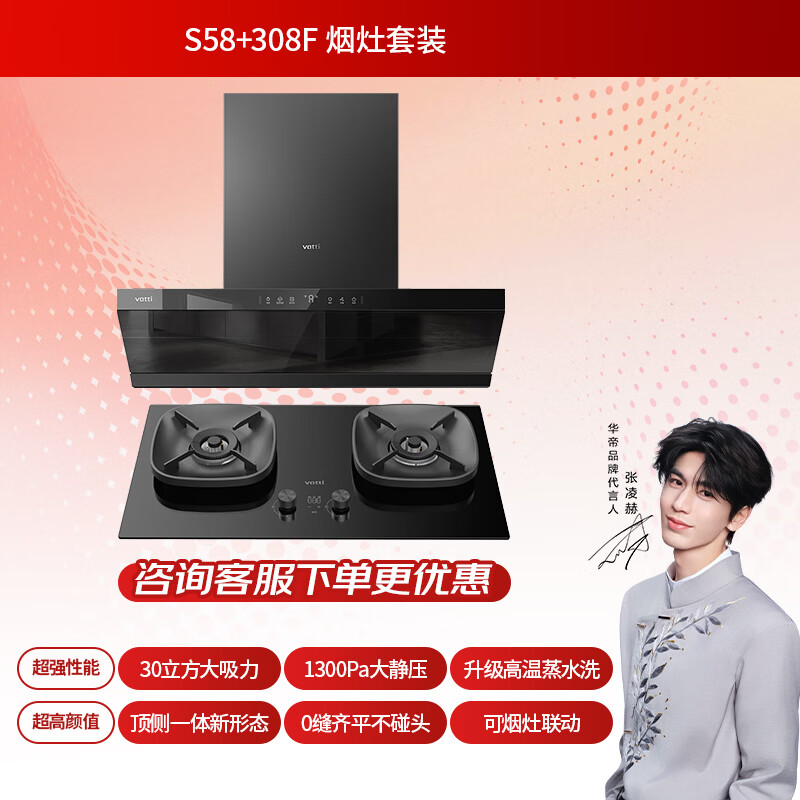 华帝S58+308F油烟机图片