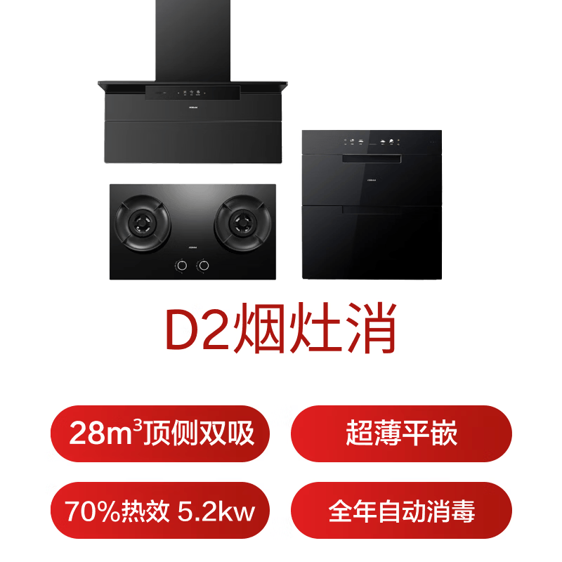 老板D2+D2+D2P油烟机图片