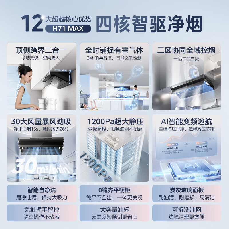 美的H71MAX油烟机图片