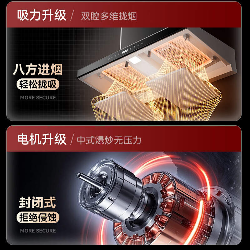 容声CXW-320-BP-RST30+JZT-RLB10T油烟机图片