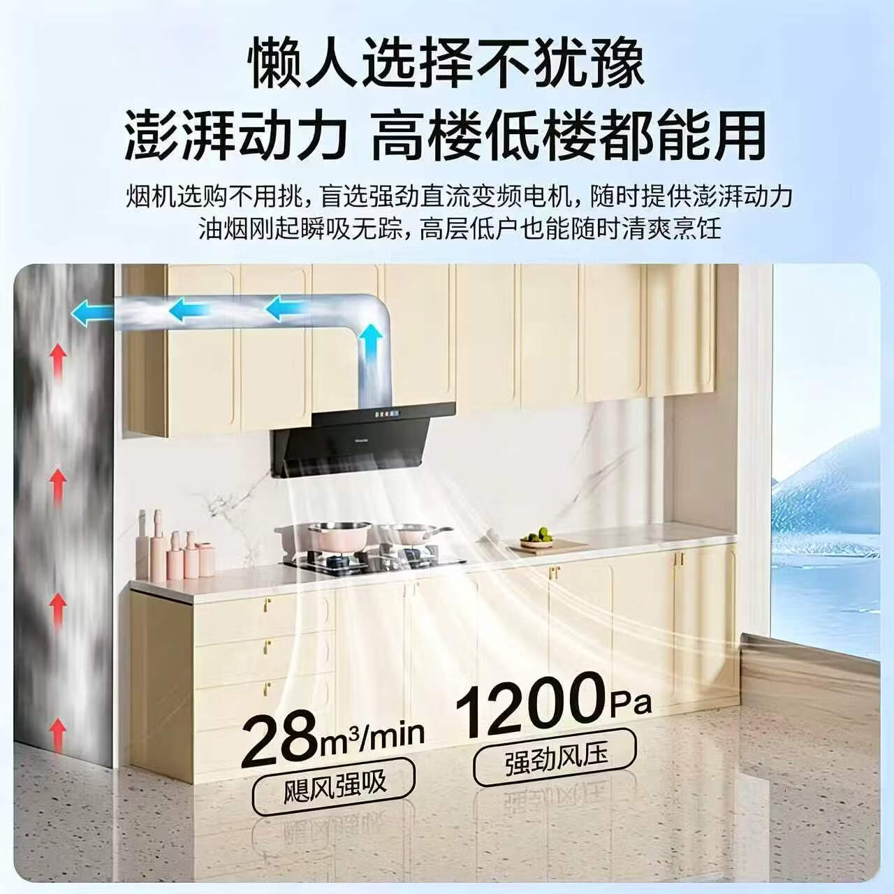 统帅F28+L2D油烟机图片