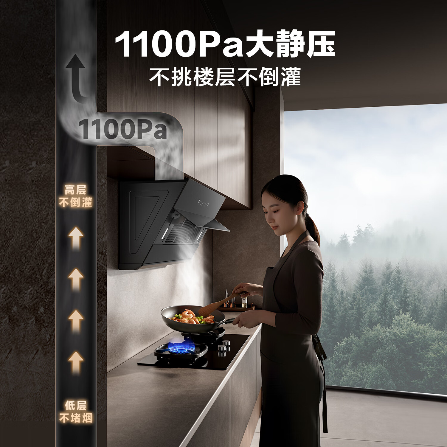 万家乐H5Plus+C6S油烟机图片