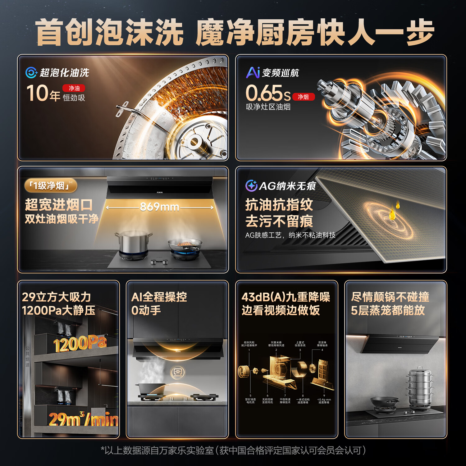 万家乐J10Pro+C9R1+AQ1油烟机图片
