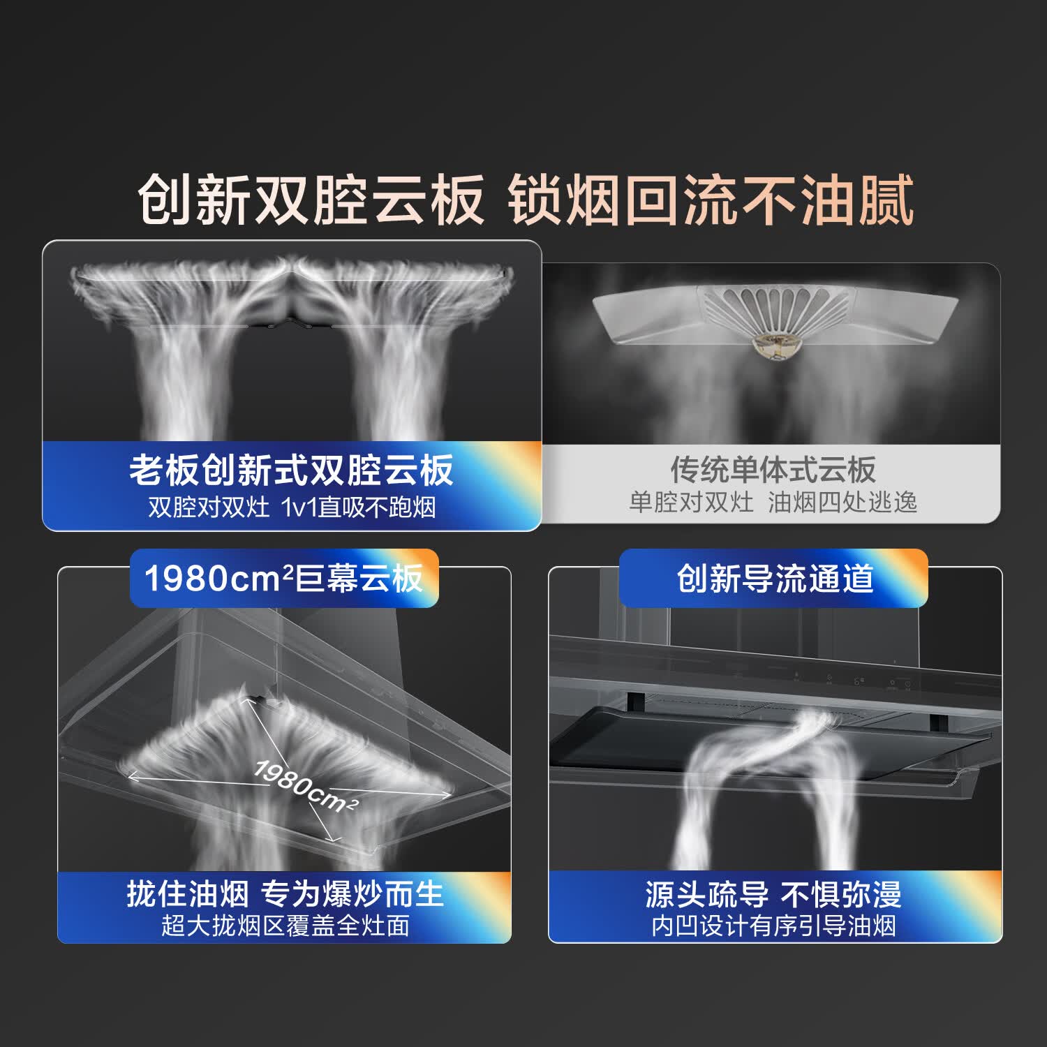 老板E3+59B8D+D3U油烟机图片