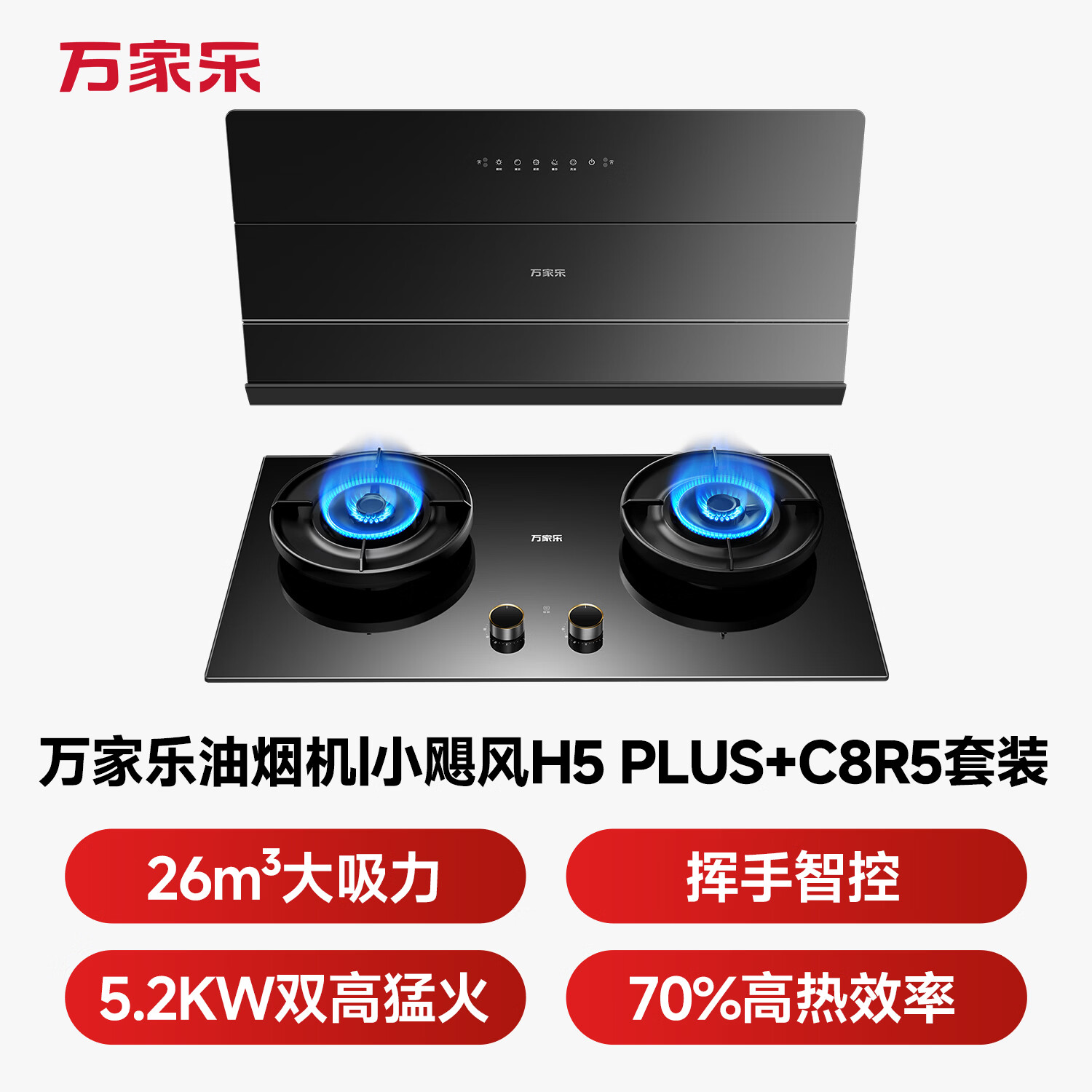 万家乐H5 Plus+C8R5油烟机图片