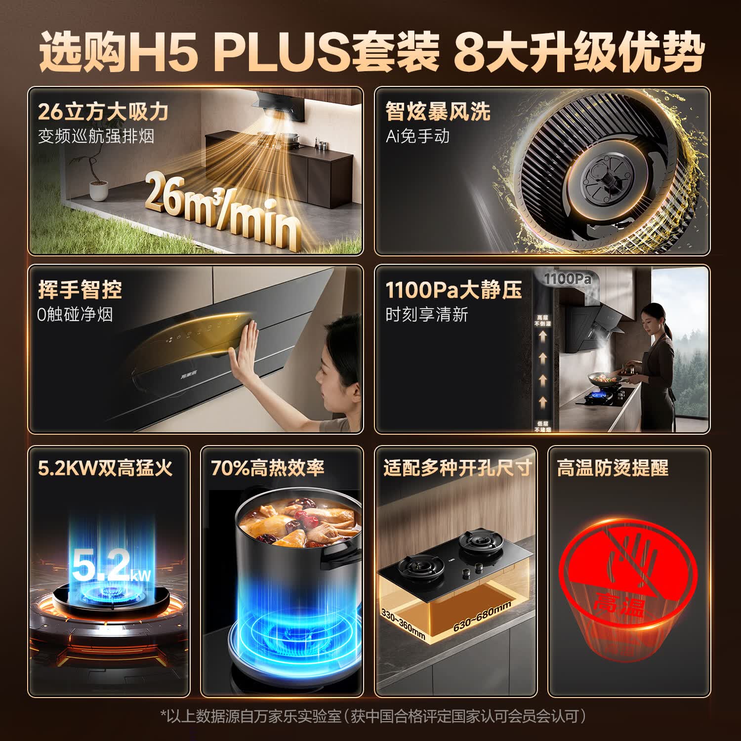 万家乐H5 Plus+C8R5油烟机图片
