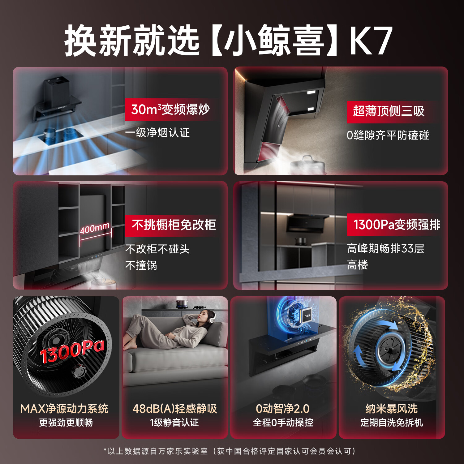 万家乐K7+C8R5+R9Max油烟机图片