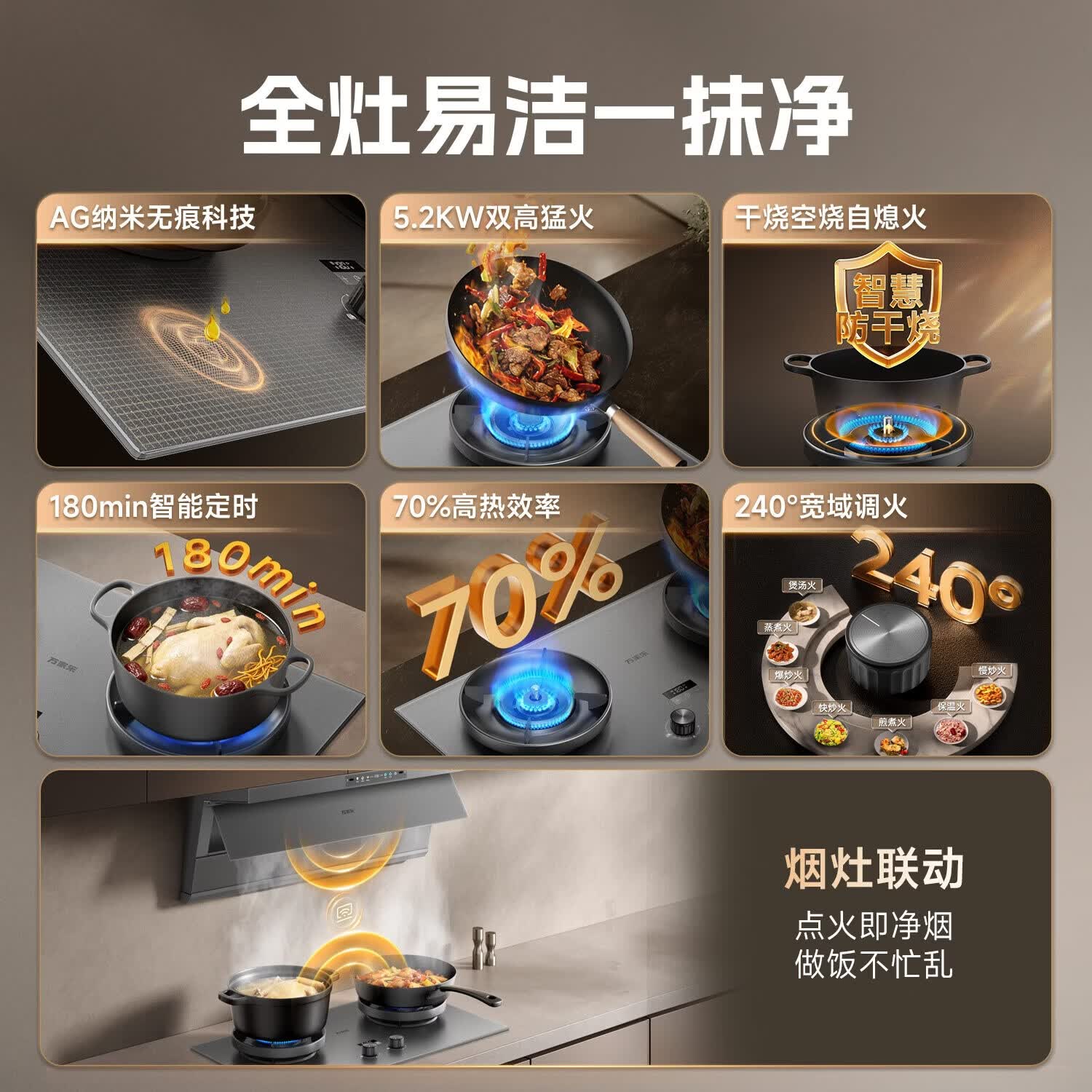 万家乐K7PRO+J10Max油烟机图片