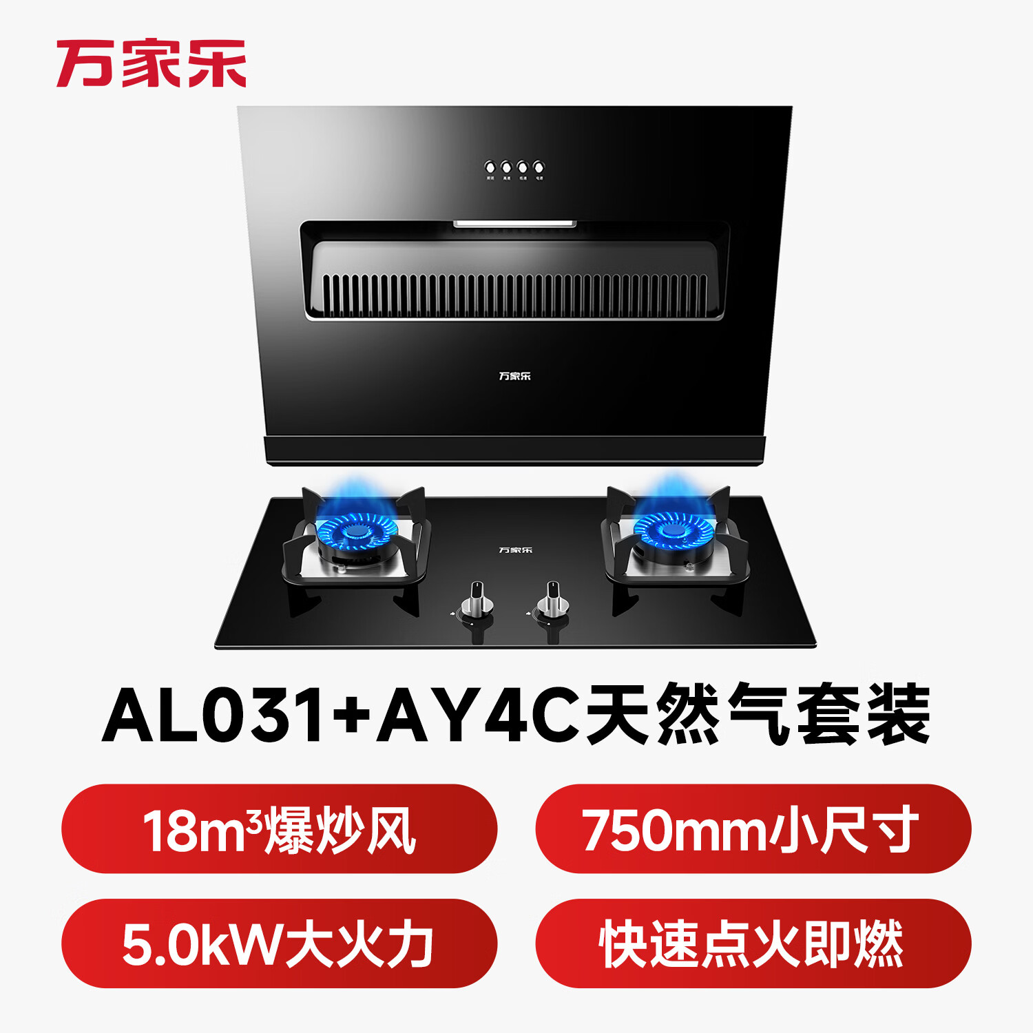 万家乐AL031+AY4C油烟机图片