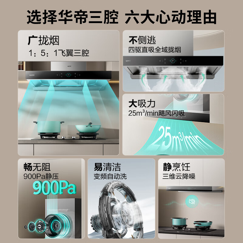 华帝206+123油烟机图片