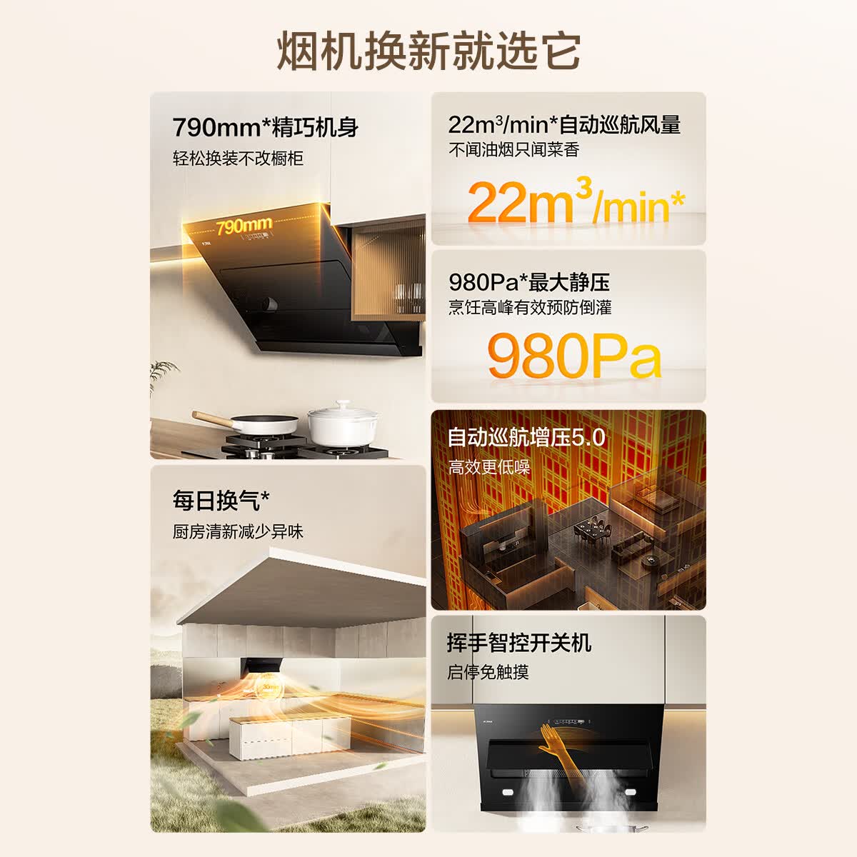 方太JQC3T油烟机图片
