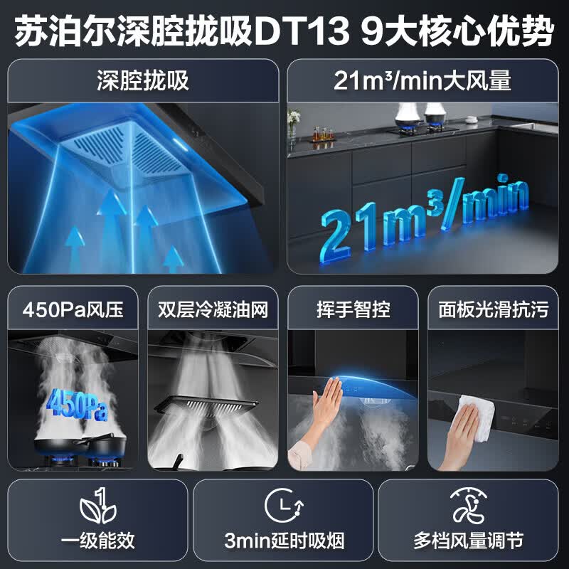苏泊尔DT13油烟机图片