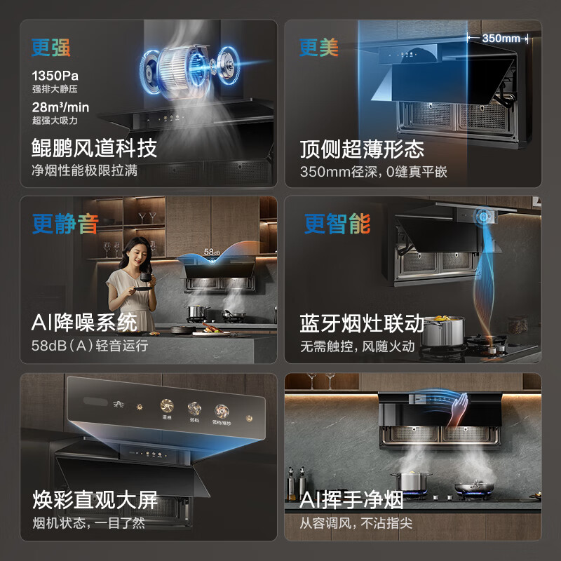 老板27A21-D2+D2+V20油烟机图片