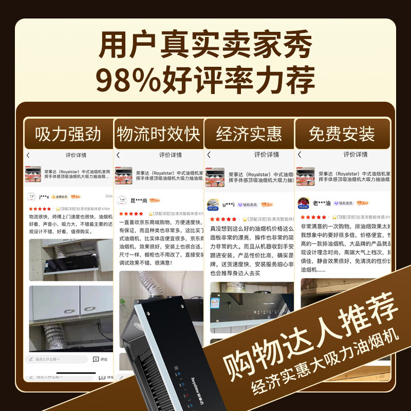 荣事达CXW-180-G603油烟机图片