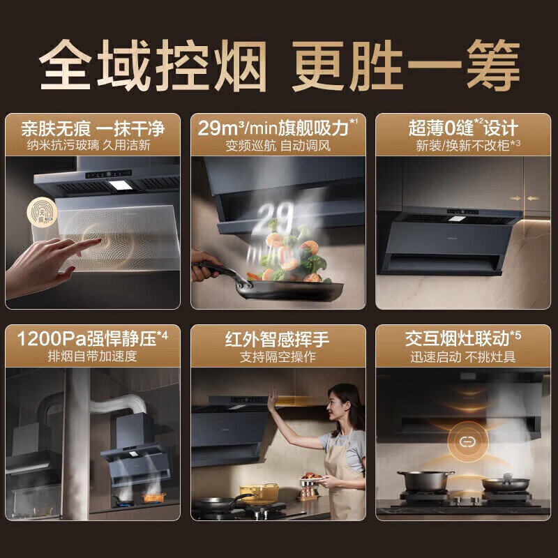万和V9L Plus+C7L50油烟机图片
