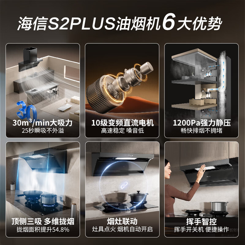 海信S2Plus油烟机图片