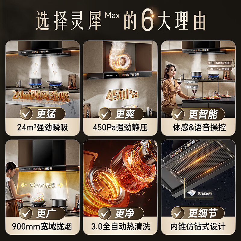 荣事达T811+A535BFS油烟机图片