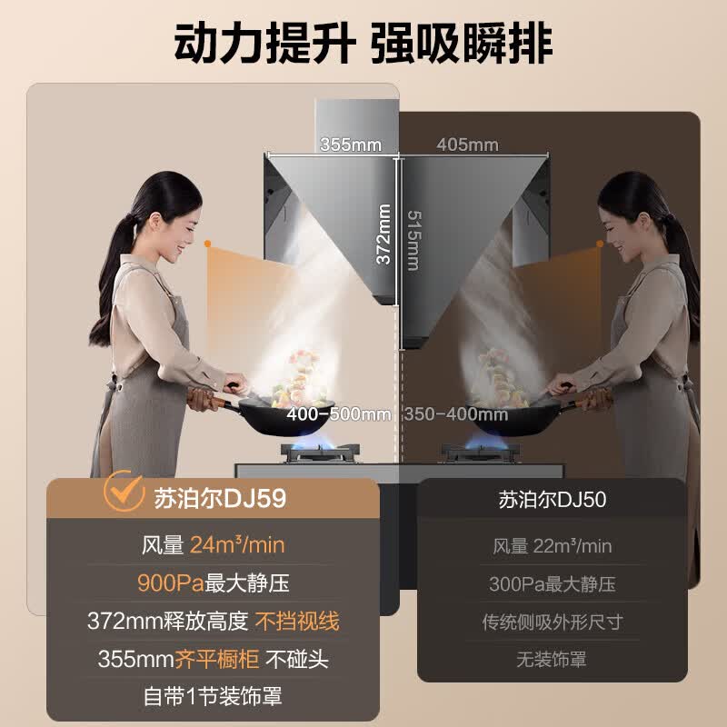 苏泊尔CXW-268-Y-DJ59油烟机图片