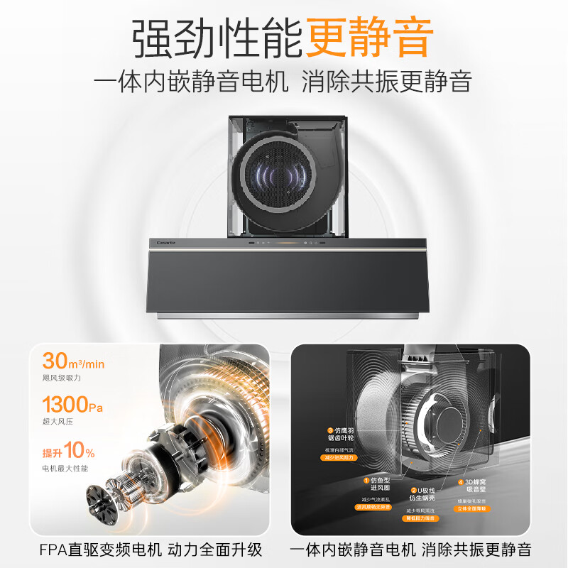 卡萨帝Y5S灰油烟机图片
