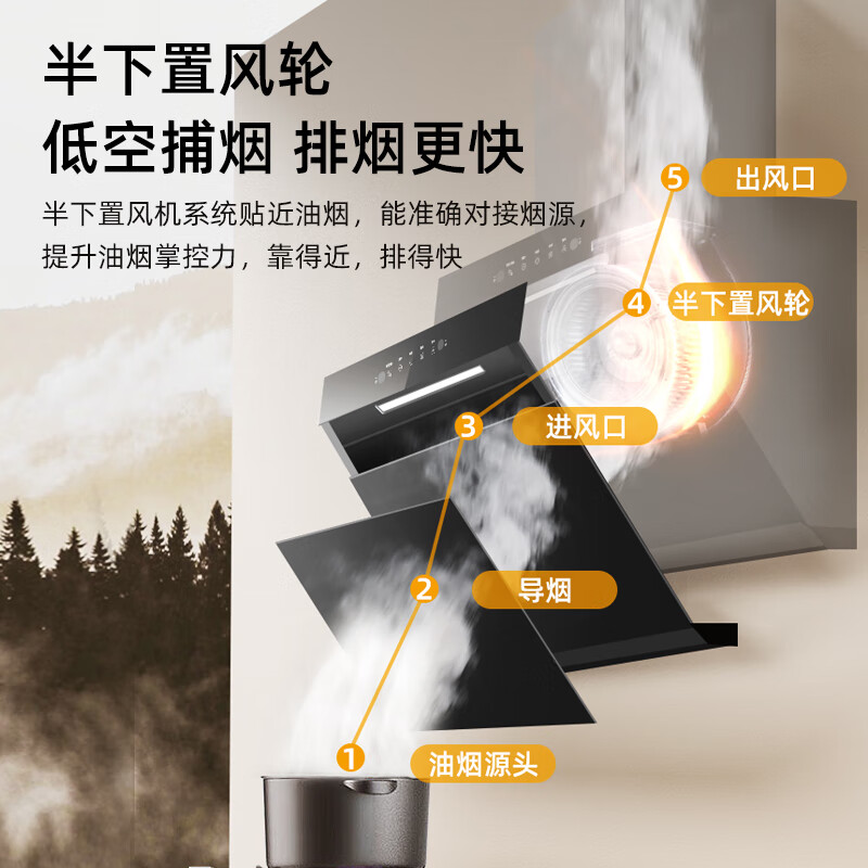 樱雪C2 Max油烟机图片