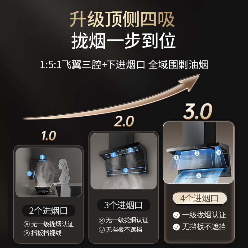华帝小飞翼Pro K9油烟机图片