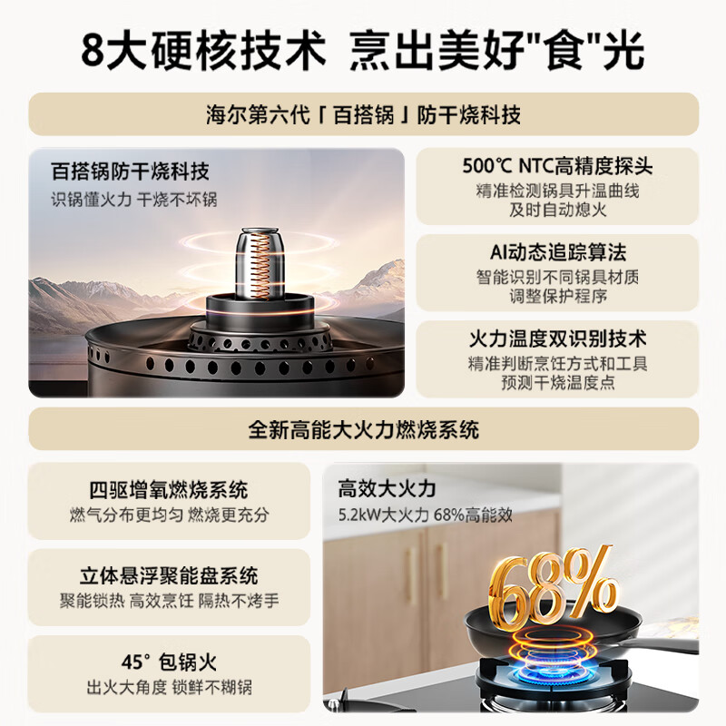 海尔C50Pro+QGBE2油烟机图片