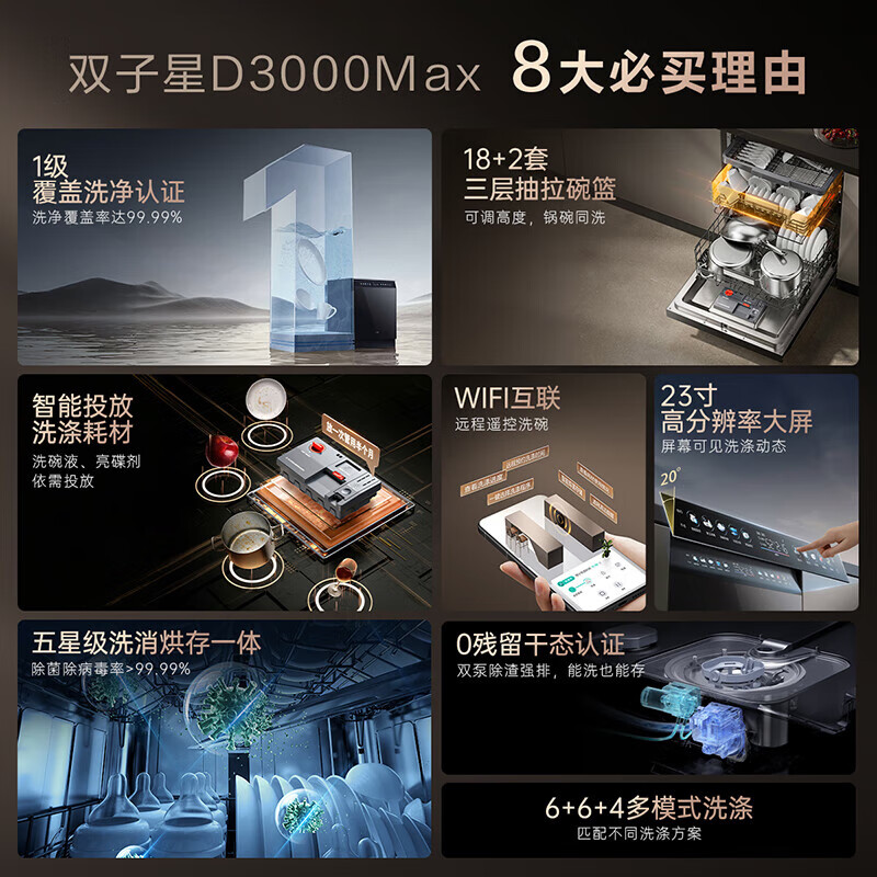 华帝S66+123+D3000Max油烟机图片