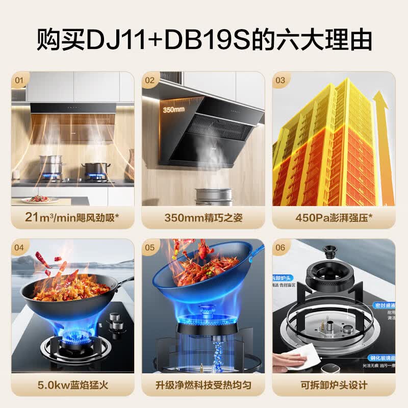 苏泊尔DJ11+DB19S油烟机图片
